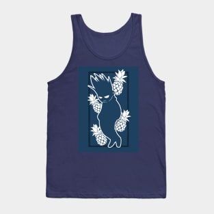 Tom white pineapples Tank Top